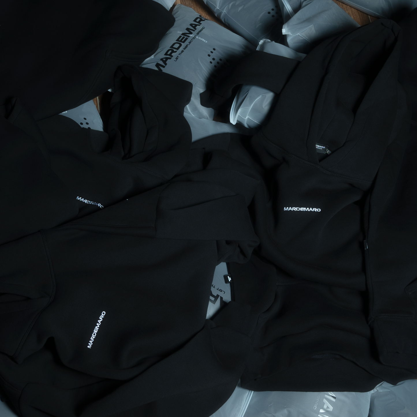 MARDEMARO OVERSIZE BLACK HOODIE